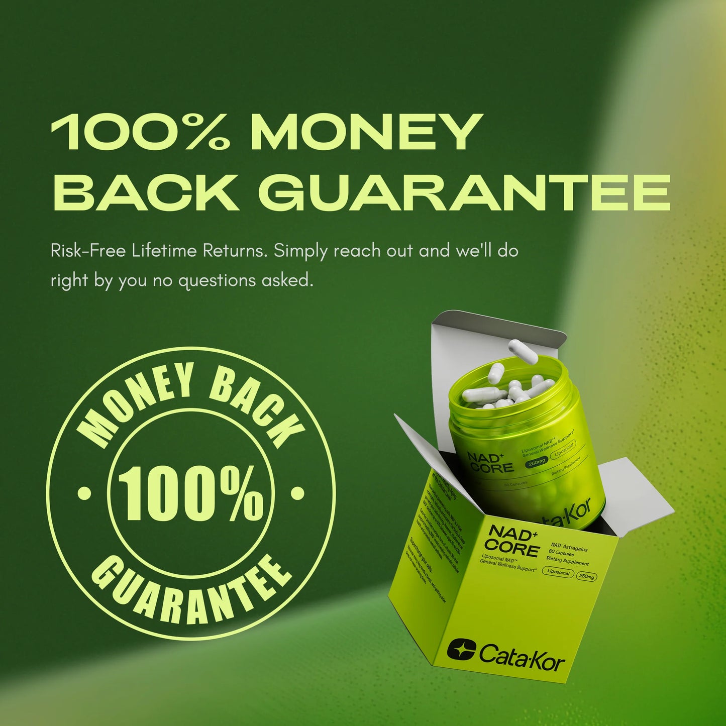 Cata-Kor NAD+ Ultimate Mitochondrial Support with Resveratrol