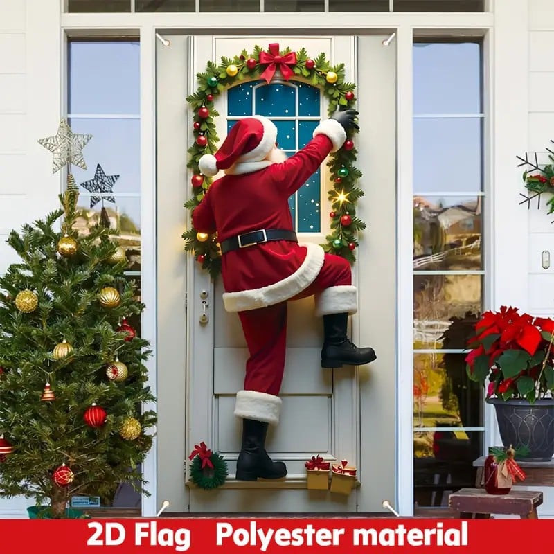 🎉Christmas door decoration banner