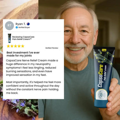 CapsaCare Neuropathy Relief Cream™ - Relieve Numbness, Tingling & Pain
