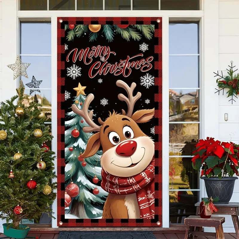 🎉Christmas door decoration banner