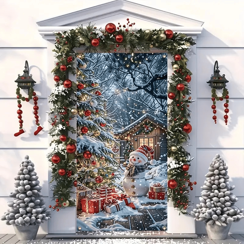 🎉Christmas door decoration banner