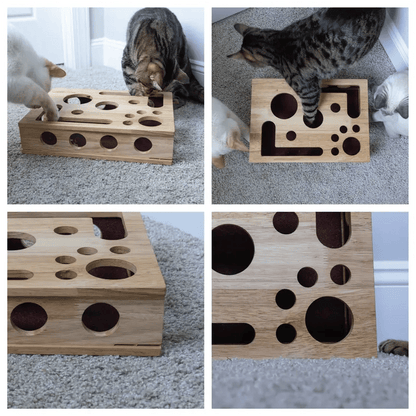 49%OFF 🎁😻✨Cat Scratch Puzzle Enrichment Box: Nail File Stress Free Alternative to Clippers and Grinders
