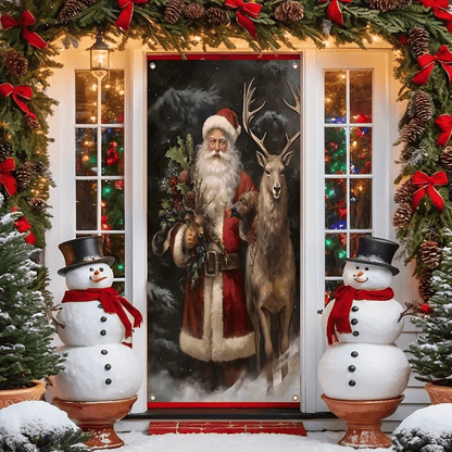 🎉Christmas door decoration banner