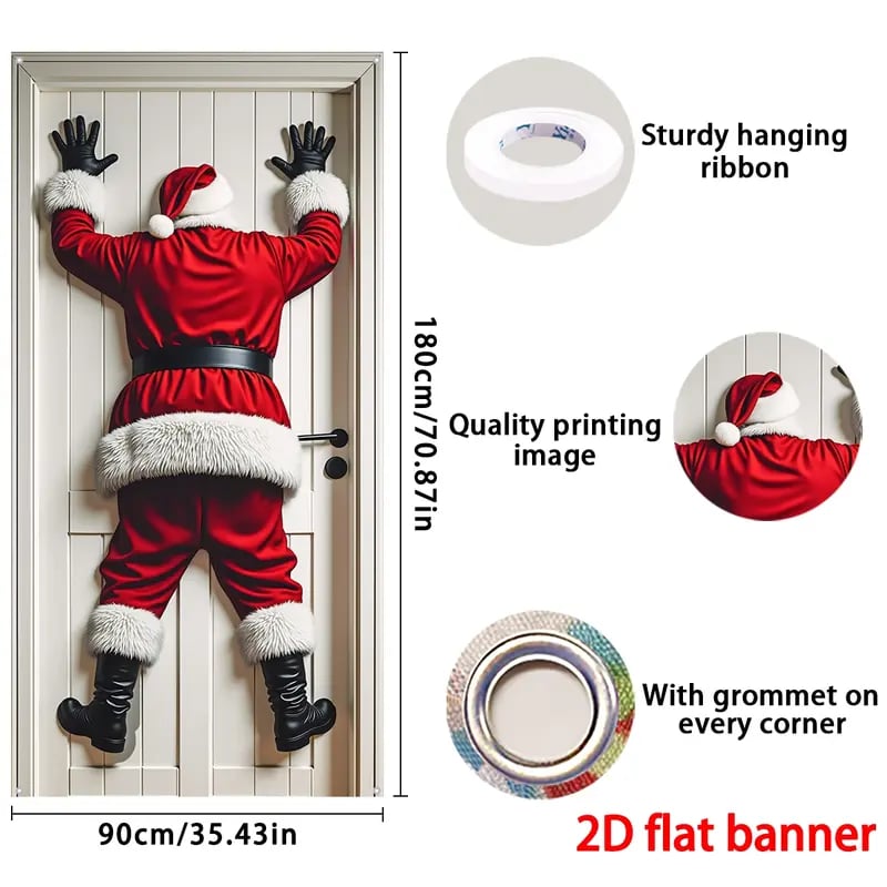 🎉Christmas door decoration banner