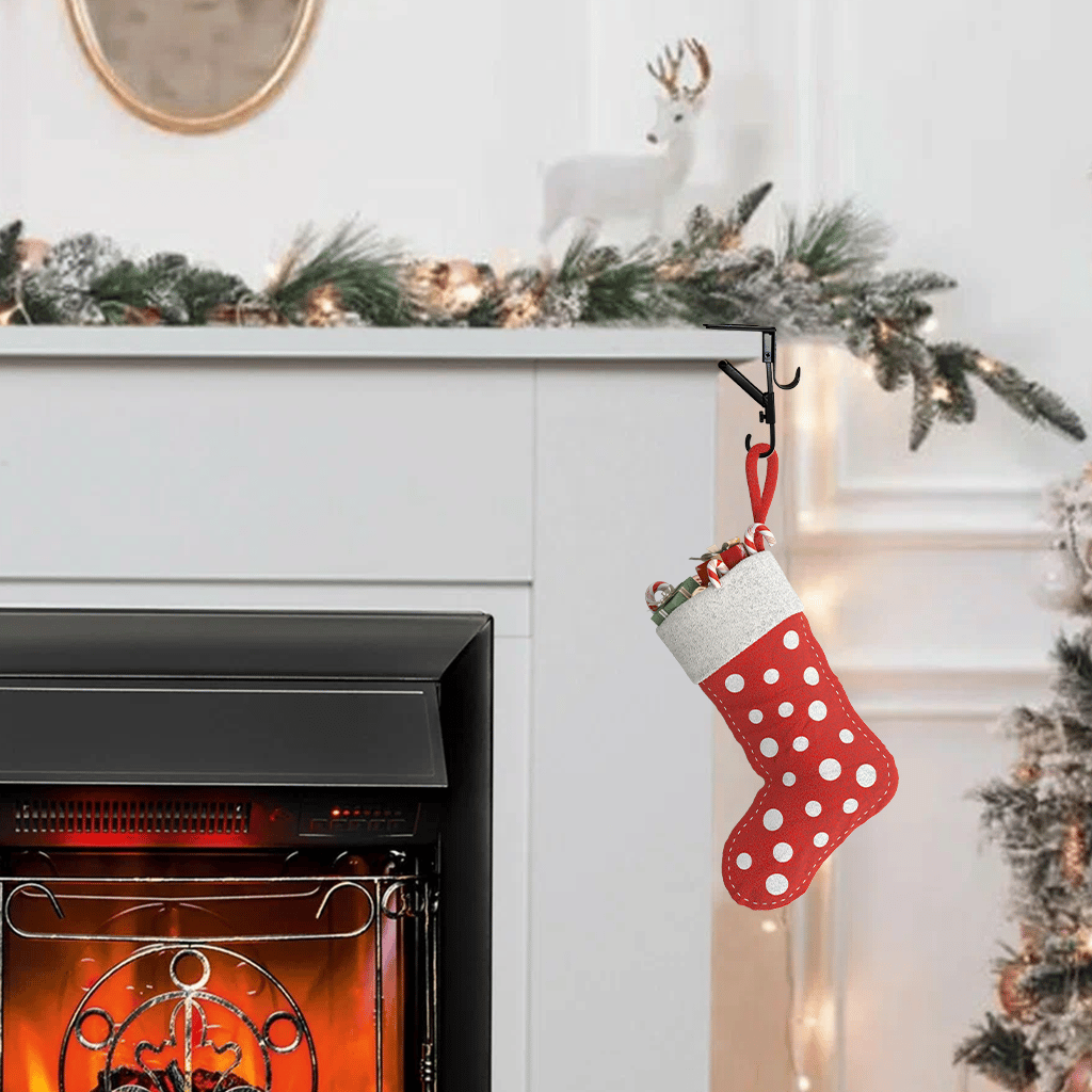 🎄Fireplace Stocking and Garland Hanger