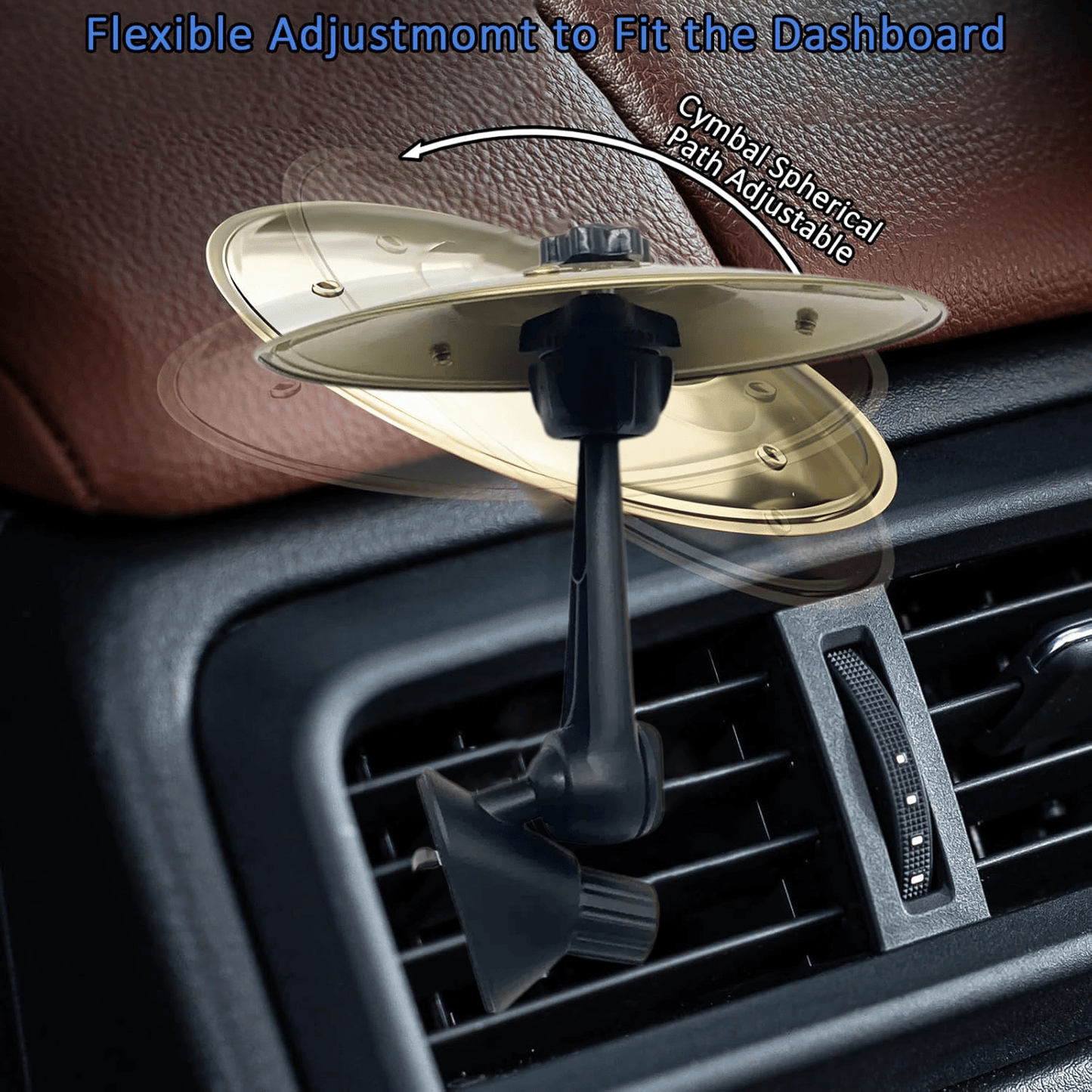 🎶 Make Your Driving More Fun  - Car Crash Cymbal Air Vent 🚗