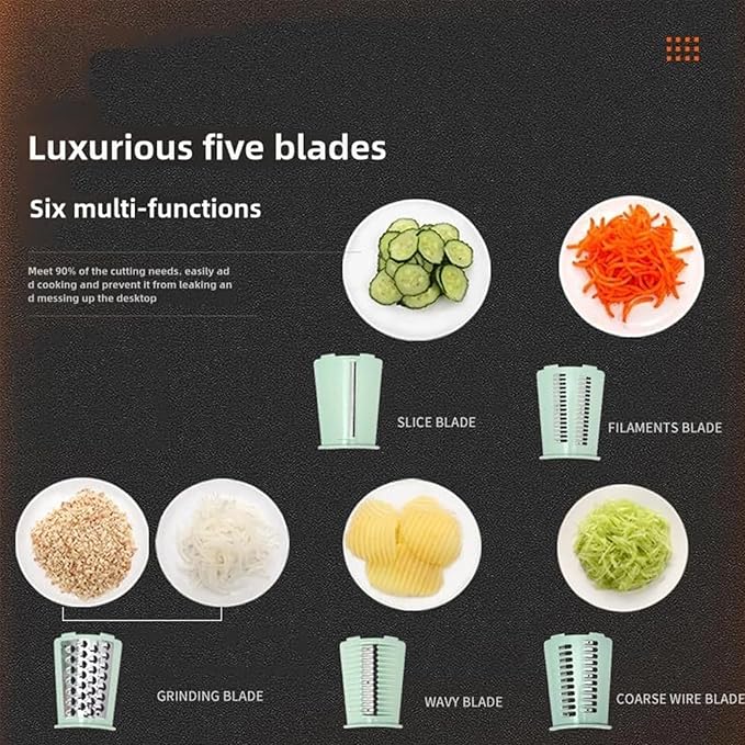 🔥 5-in-1 Food Chopper: Effortless Meal Prep in Seconds