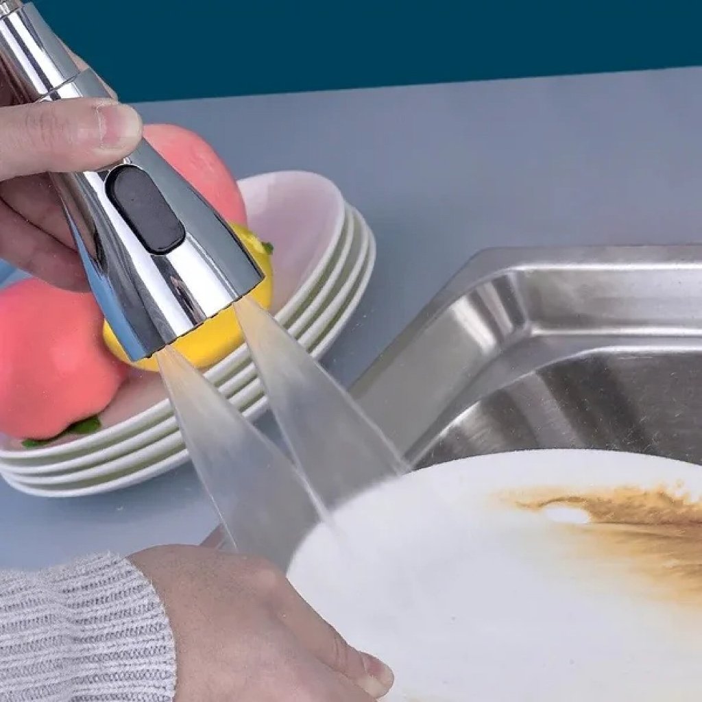 360° Rotatable -3 Function Kitchen Faucet Spray Head