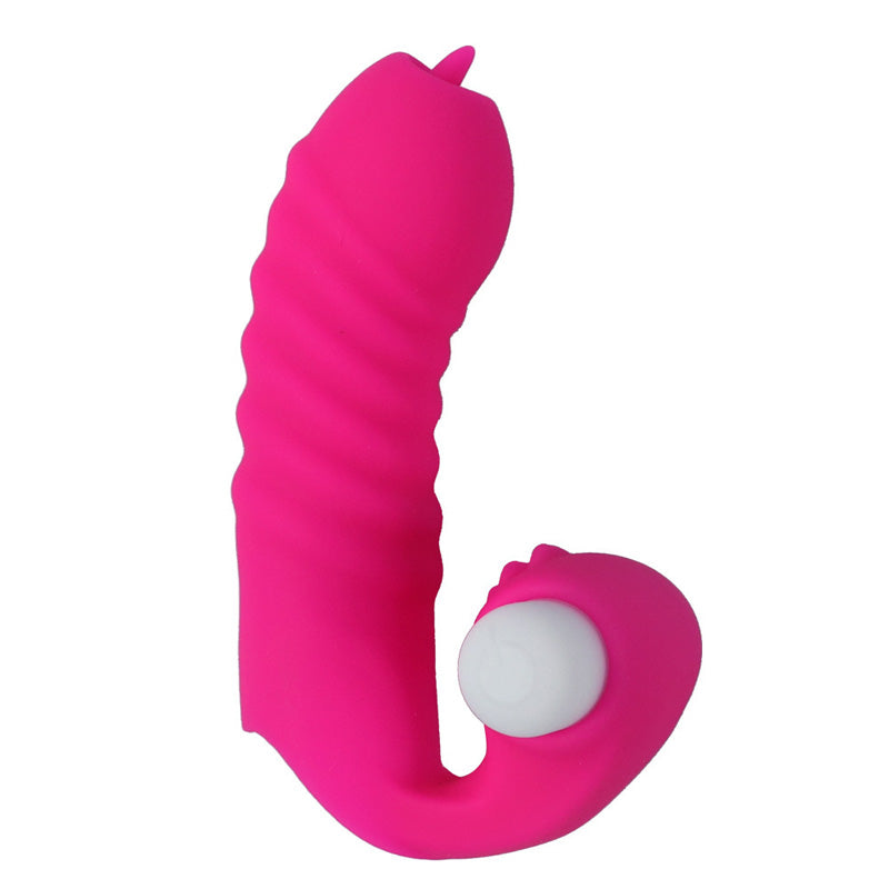 🔥LAST DAY 53% OFFF - Tongue licking vibrating finger sleeve
