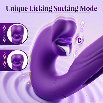 💥New on sale 2026 💞G-Spot Vibrator Female Sex Toy, featuring 7 slapping vibration modes and 5 licking/sucking modes..