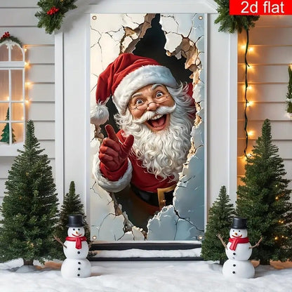 🎉Christmas door decoration banner