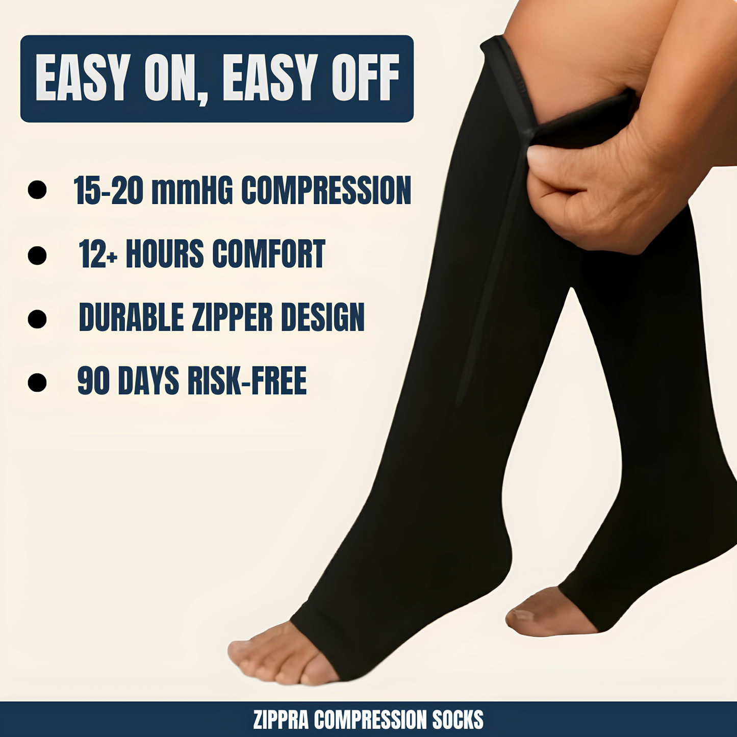 ZIPPRA COMPRESSION SOCKS