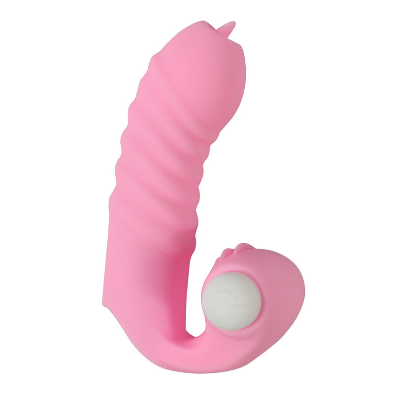 🔥LAST DAY 53% OFFF - Tongue licking vibrating finger sleeve