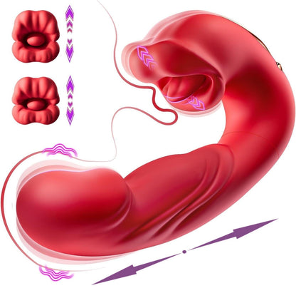 💥New on sale 2026 💞G-Spot Vibrator Female Sex Toy, featuring 7 slapping vibration modes and 5 licking/sucking modes.