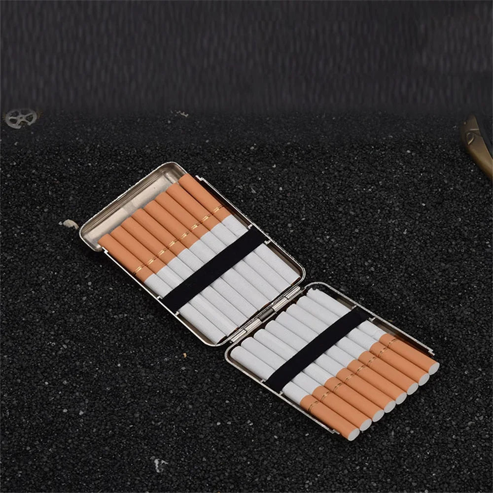 Multi-Function Metal Cigarette Case