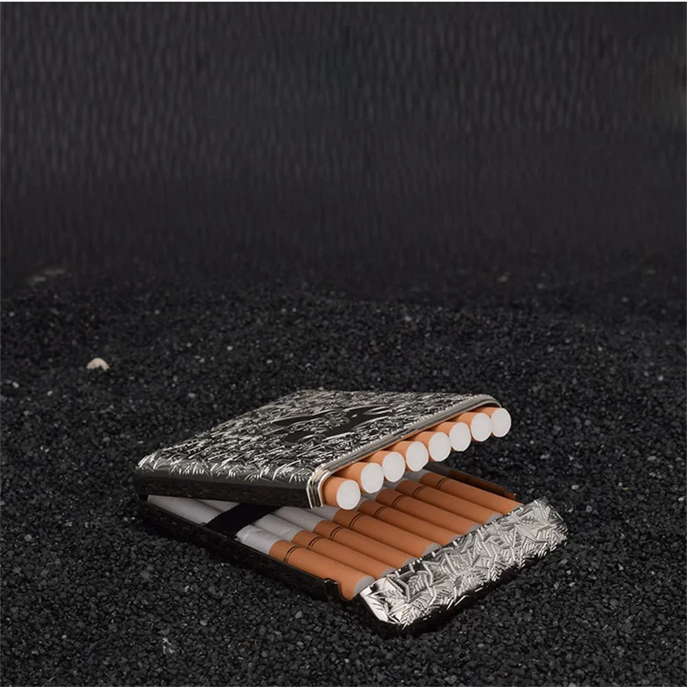 Multi-Function Metal Cigarette Case