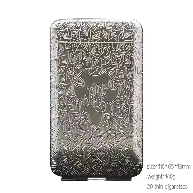 Multi-Function Metal Cigarette Case