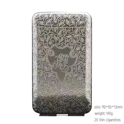 Multi-Function Metal Cigarette Case