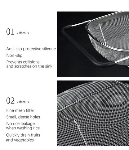 Sink Stainless Steel Oval Colander