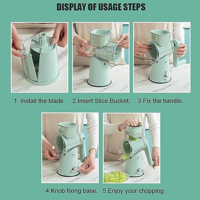 🔥 5-in-1 Food Chopper: Effortless Meal Prep in Seconds