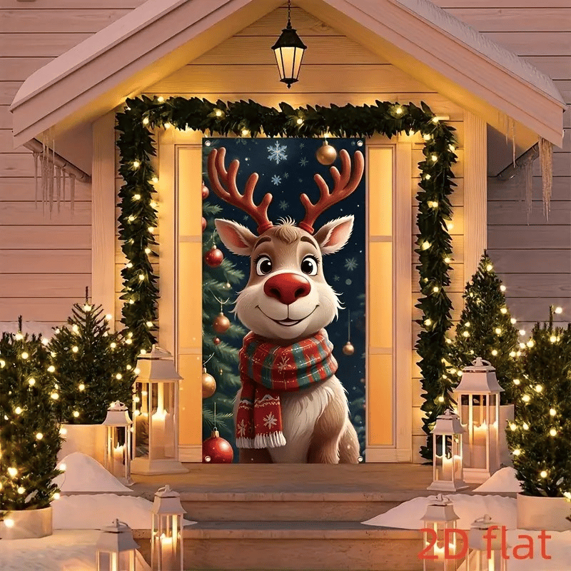 🎉Christmas door decoration banner