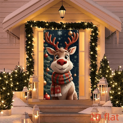 🎉Christmas door decoration banner