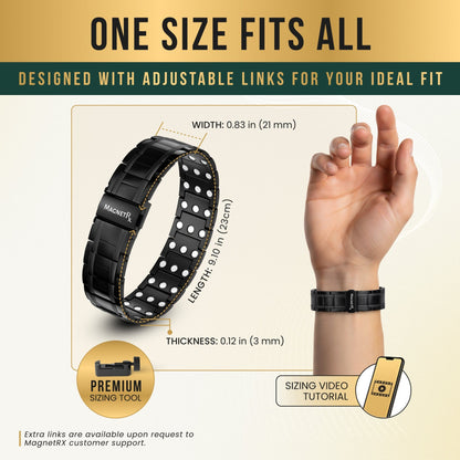 🎁3x Strength Titanium Magnetic Bracelet for Men（🔥Free Shipping）