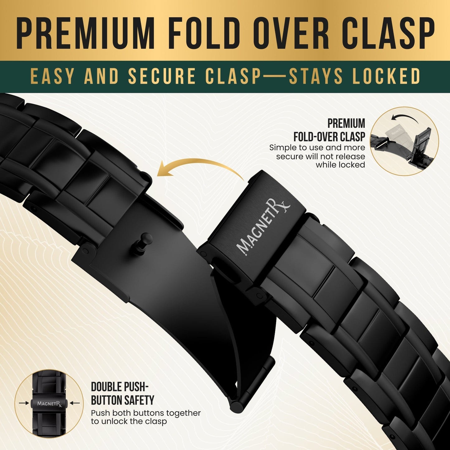 🎁3x Strength Titanium Magnetic Bracelet for Men（🔥Free Shipping）